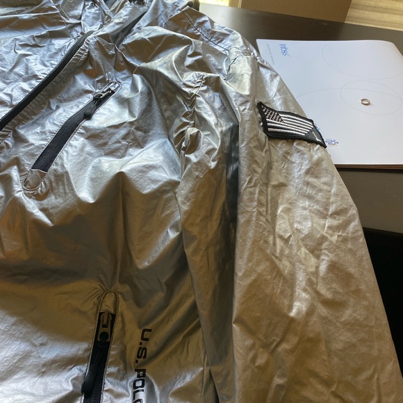 Brand new Silver Color US Polo Assn Jacket- Size Small - Picture 6 of 12